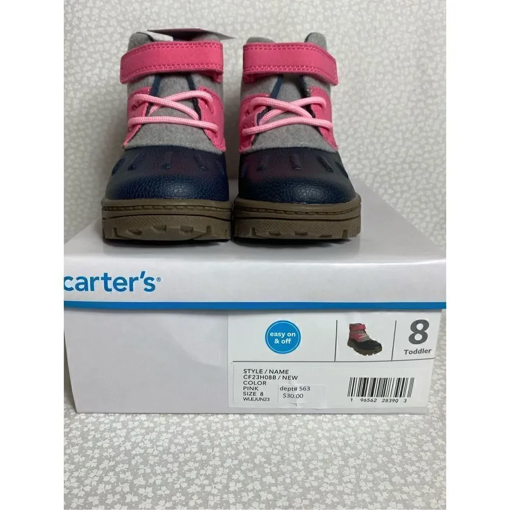 CARTER’S Toddler Girls SIZE 8 Toddler Girls New 3-G Boot